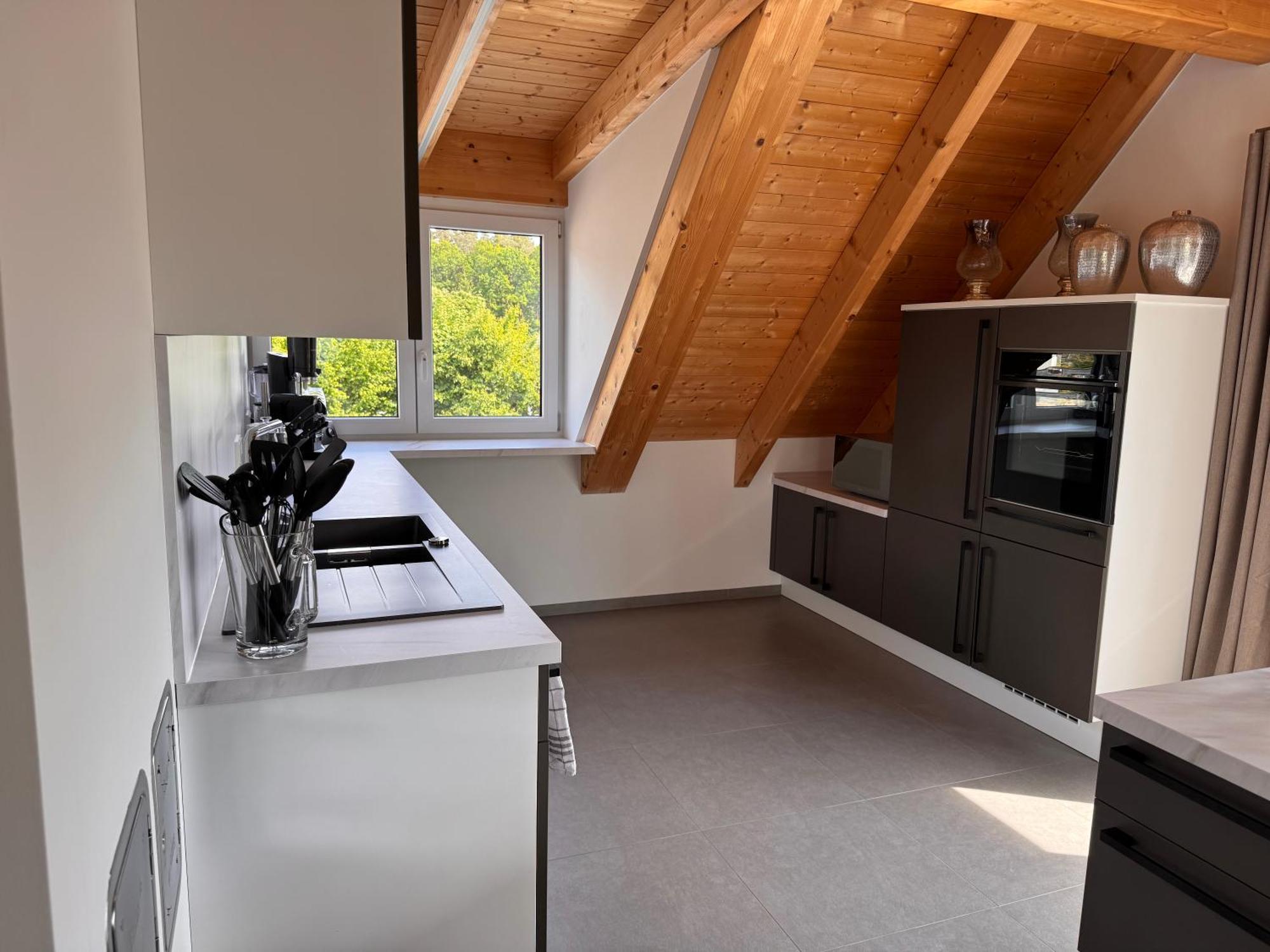 Moderne Ferienunterkunft/Wohnung Burgthann Экстерьер фото